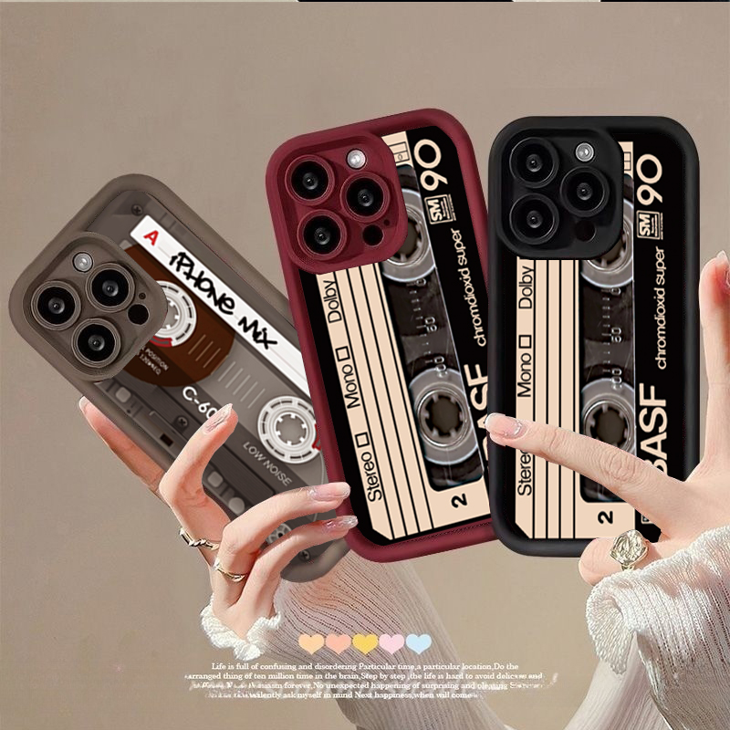 Vivo Y28 - Retro Radyo Kaset Baskılı Kılıf VIVO