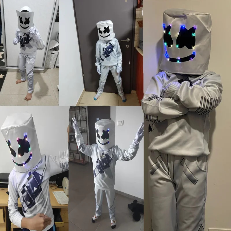 Led Gloves Music - l2025l Yeni Cosplay Cadılar Bayramı Marshmellow