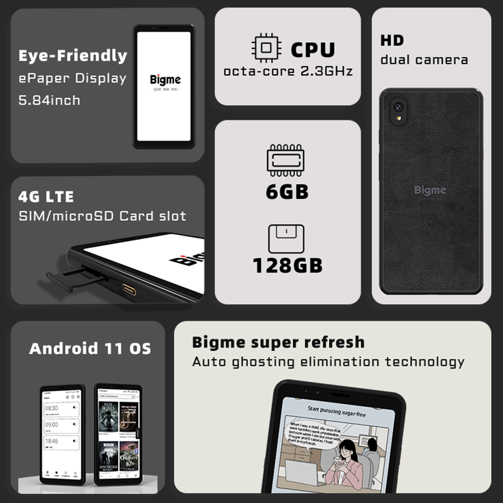 BIGME Hibreak E-kitap Okuyucu  - E-Ink Tablet Reader incelemesi ve fiyatı