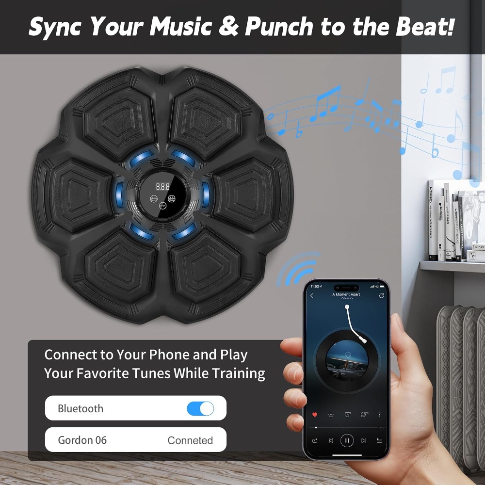 Etkileşimli Müzikli Boks Makin - Led Gloves Music incelemesi ve fiyatı